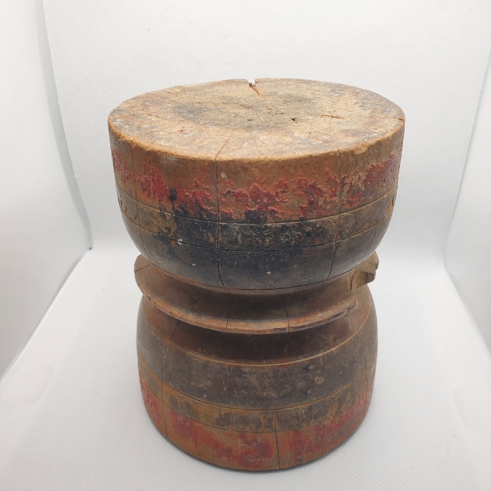Polychrome Wood Decorative Element